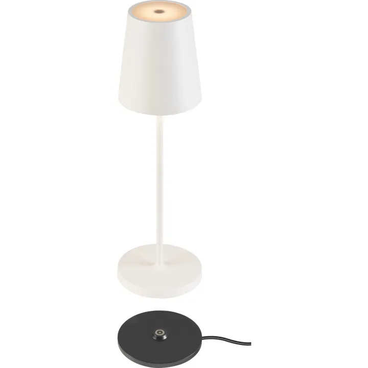SLV Vinolina Two genopladelig , hvid – bordlampe — produktfoto