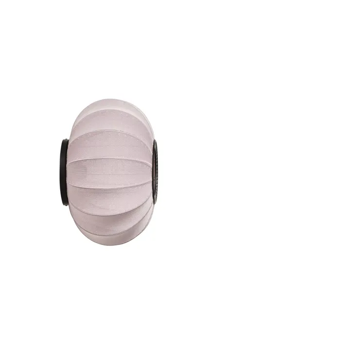 Made By Hand Knit-Wit Oval Ø45 cm Light Pink – væglampe — produktfoto