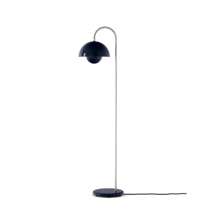 &Tradition Flowerpot VP12 Steel Blue – gulvlampe — produktfoto