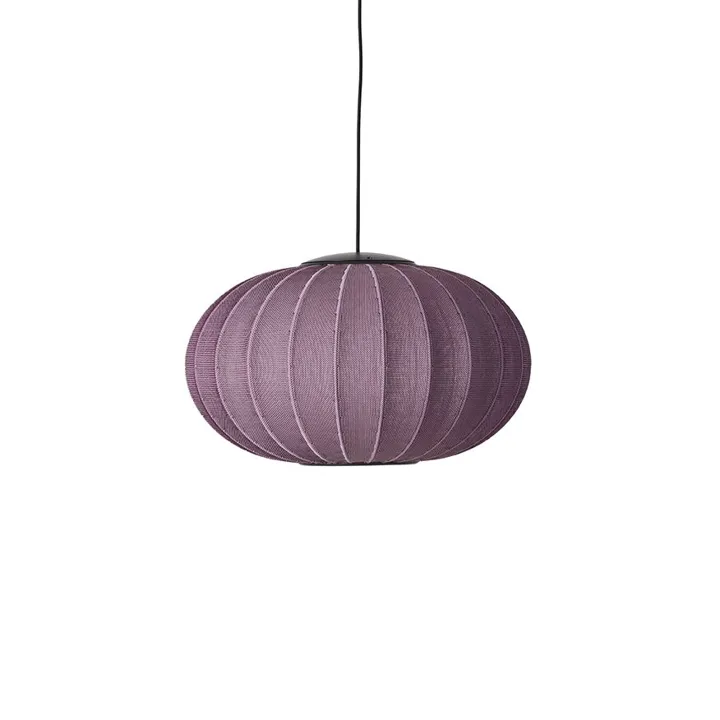Made By Hand Knit-Wit Oval Ø57 Burgundy LED – pendel — produktfoto
