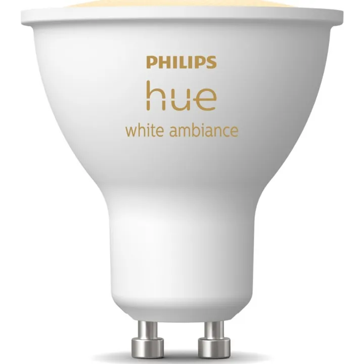 Philips Hue White Ambiance GU10 spotpære, 1-pak – pære — produktfoto
