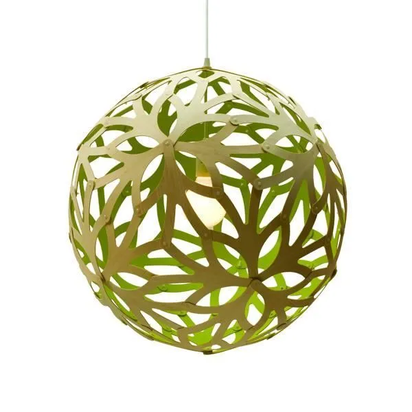 David Trubridge Floral Ø60 Lime – pendel — produktfoto