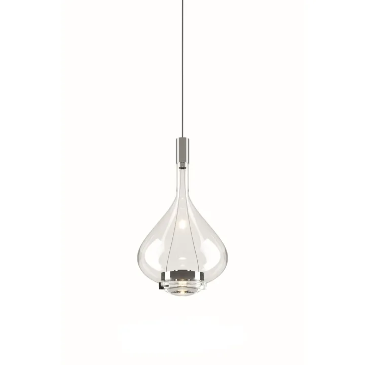 Lodes Sky-Fall Medium 2700K Krom/Klar – pendel — produktfoto