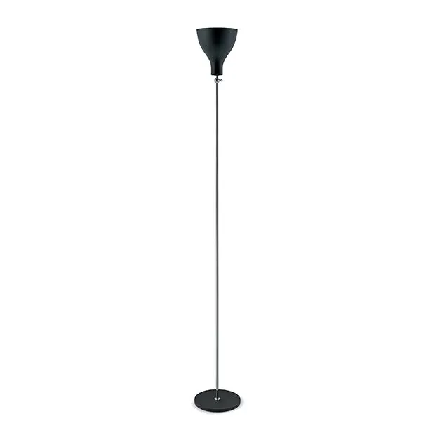 TATO Lady V Krom & Mat Sort Lige – gulvlampe — produktfoto