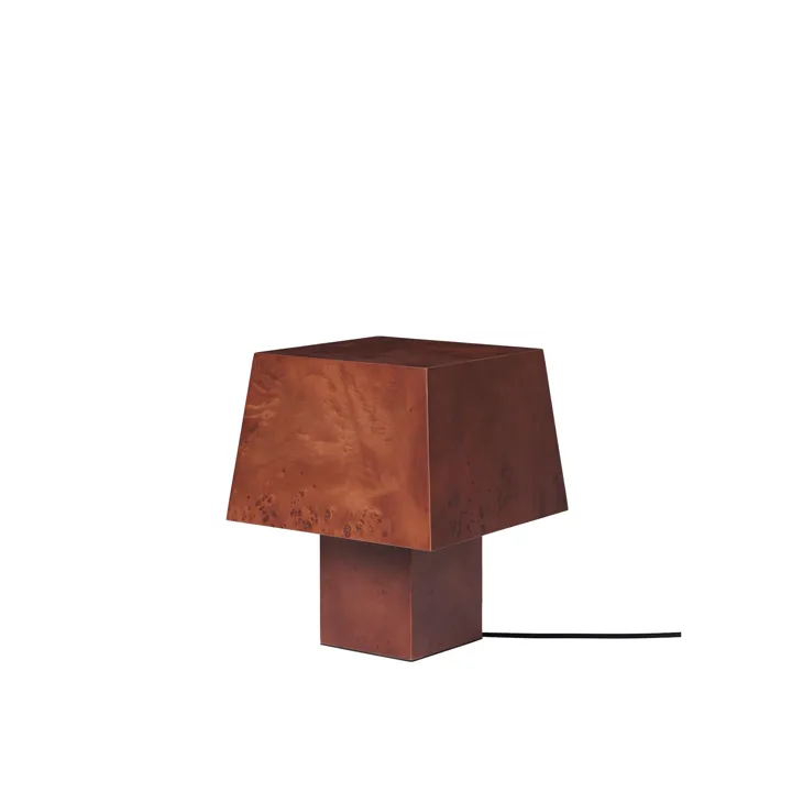 Ferm Living Burl Mørkbejdset Rodtræ – bordlampe — produktfoto