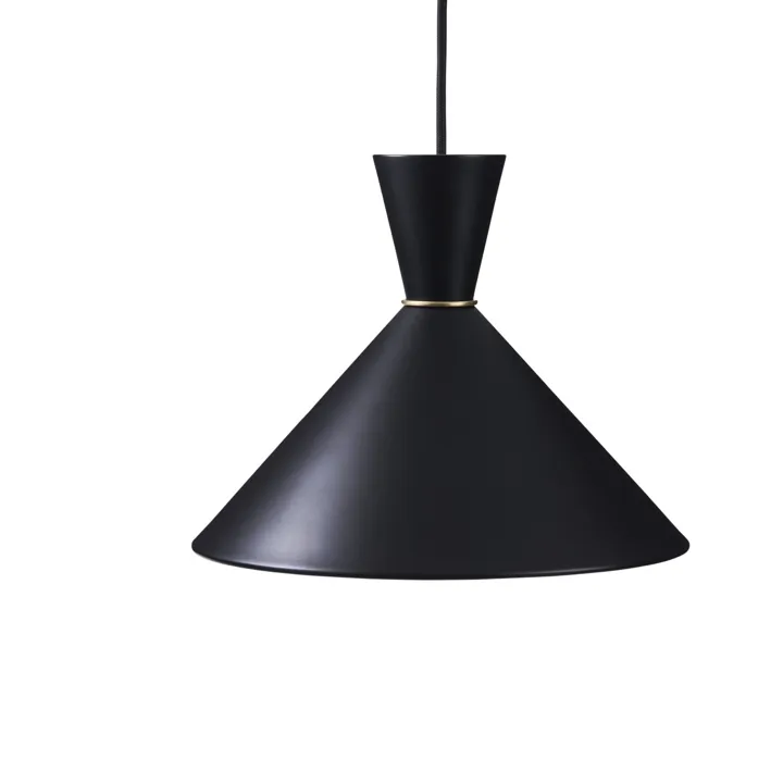 Warm Nordic Bloom Sort Noir – pendel — produktfoto