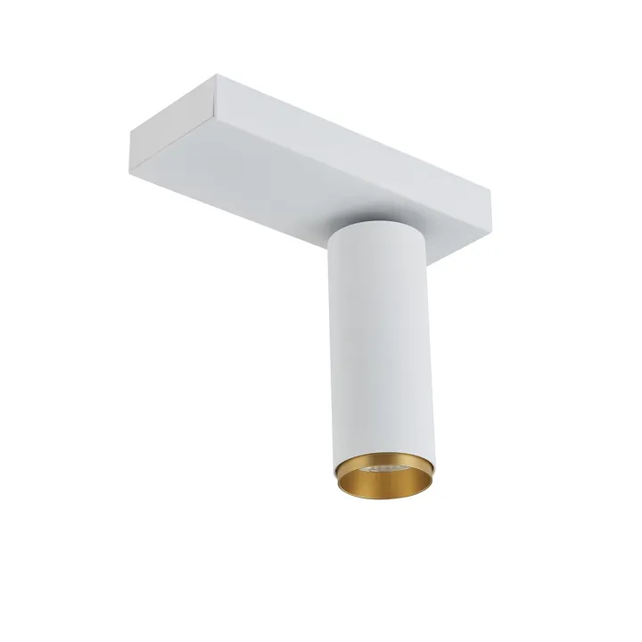 Loom Design X-Beam Single Spot Hvid/Guld – spot — produktfoto