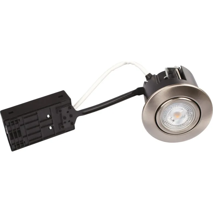 Scan Products Luna Quick Install udendørs indbygningsspot, 4000K, børstet stål – udendørslampe — produktfoto