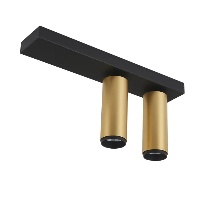 Loom Design X-Beam Double Spot Guld/Sort – spot — produktfoto