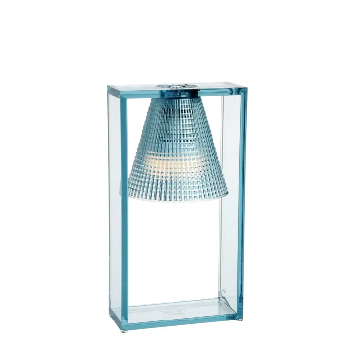 Kartell Light-Air Sculpted Lyseblå – bordlampe — produktfoto