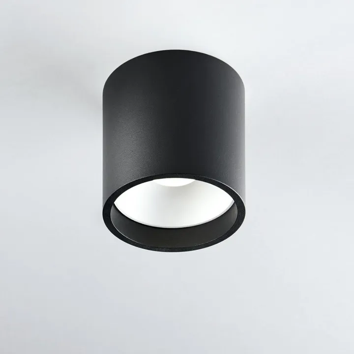 LIGHT-POINT Solo Round Sort 2700K – loftlampe — produktfoto