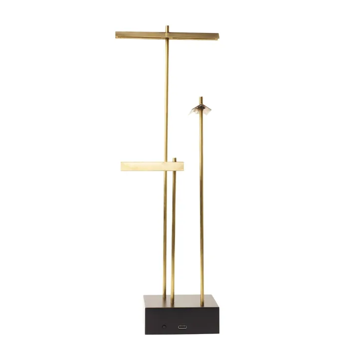 DCWéditions Knokke Guld – transportabel bordlampe — produktfoto