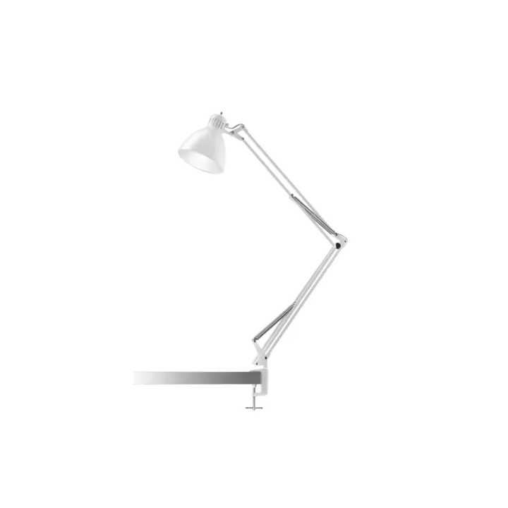 Nordic Living Archi T1 Junior med klemme Mat Hvid Nordic Living – bordlampe — produktfoto