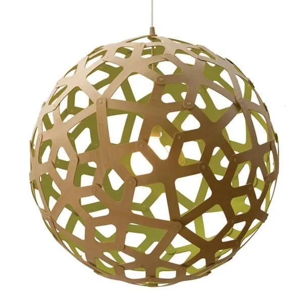 David Trubridge Coral Ø100 Lime – pendel — produktfoto