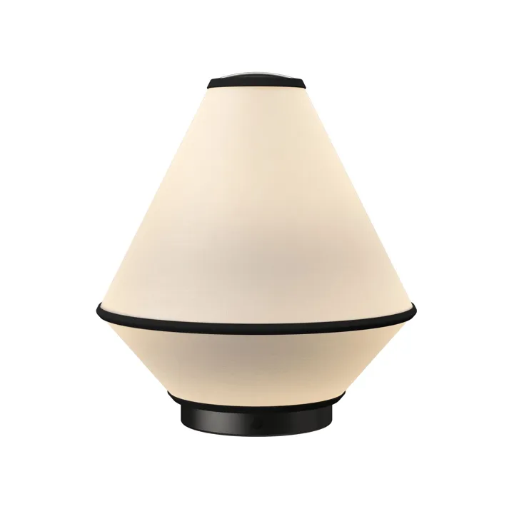 Edgeform Tafta Transportable Lampe Sort/Off-White – bordlampe — produktfoto