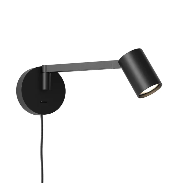 Astro Ascoli Swing Mat Sort – væglampe — produktfoto
