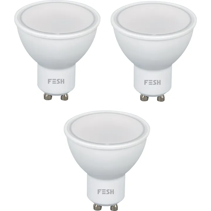 Foss Europe Fesh Smart GU10 spotpære, 2700-6500K, 5W, 3-pak – pære — produktfoto