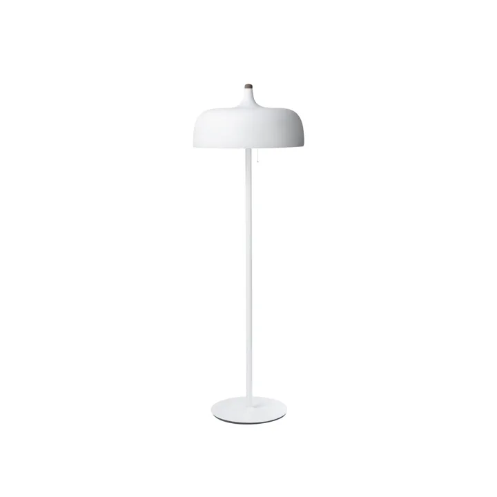 Northern Acorn Mat Hvid – gulvlampe — produktfoto