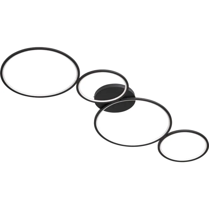 Trio Lighting Rondo , sort, 97 cm – loftlampe — produktfoto