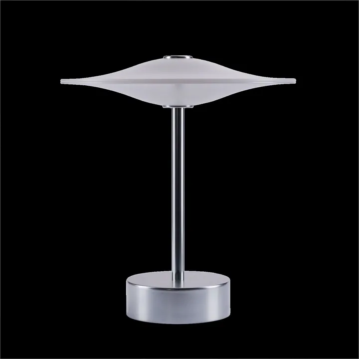 Piet Hein Sinus 22 Stål – transportabel bordlampe — produktfoto