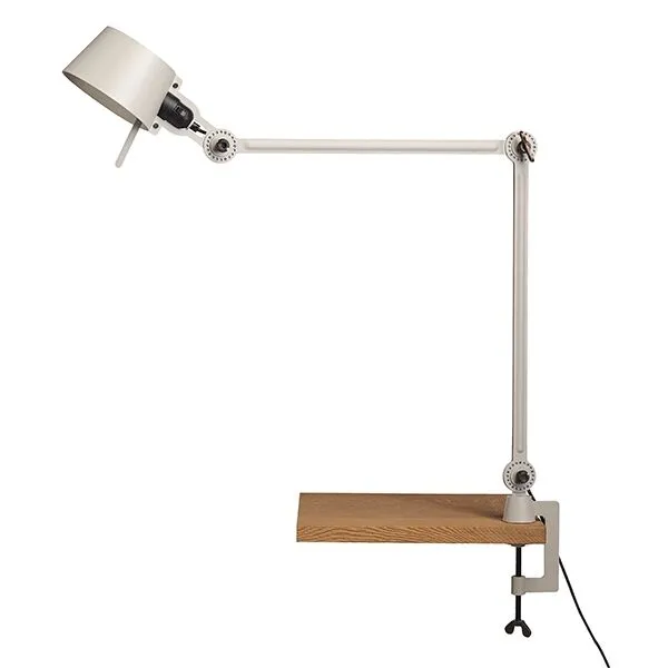Tonone Bolt Dobbelt Arm med Klemme Ash Grey – bordlampe — produktfoto