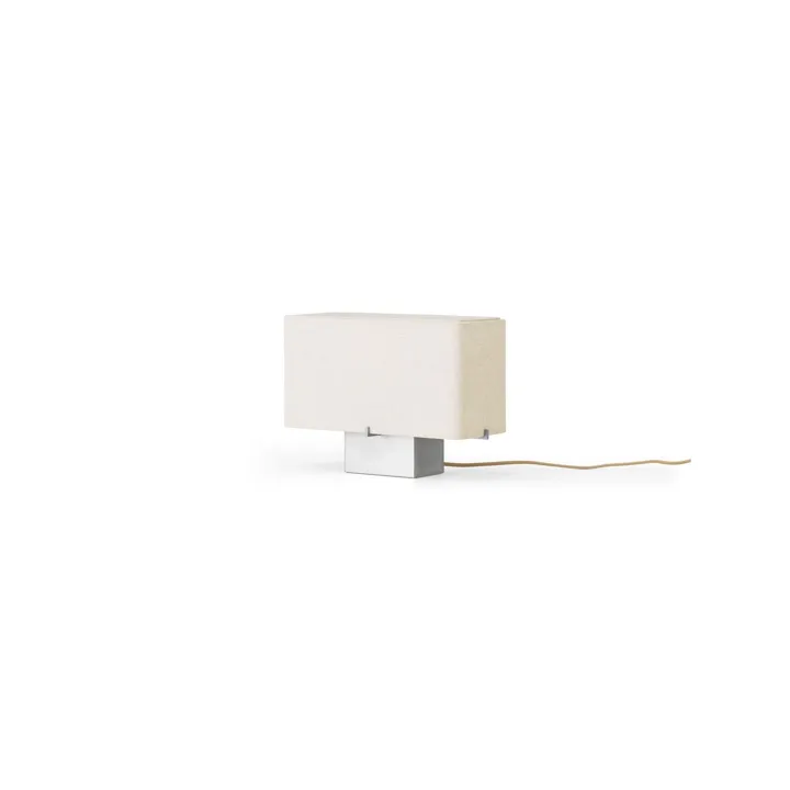 Audo Copenhagen Nonna H24 Børstet Aluminium/Sand – bordlampe — produktfoto