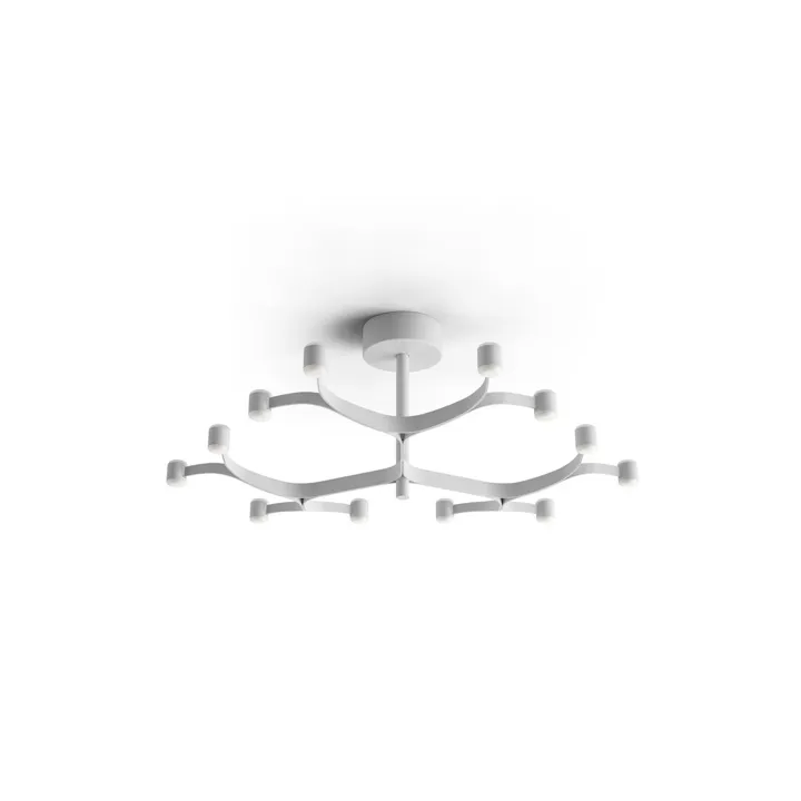 Stilnovo Fronda 12 White 9003 – loftlampe — produktfoto