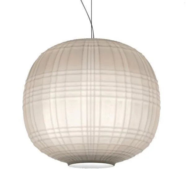 Foscarini Tartan MyLight Hvid LED – pendel — produktfoto