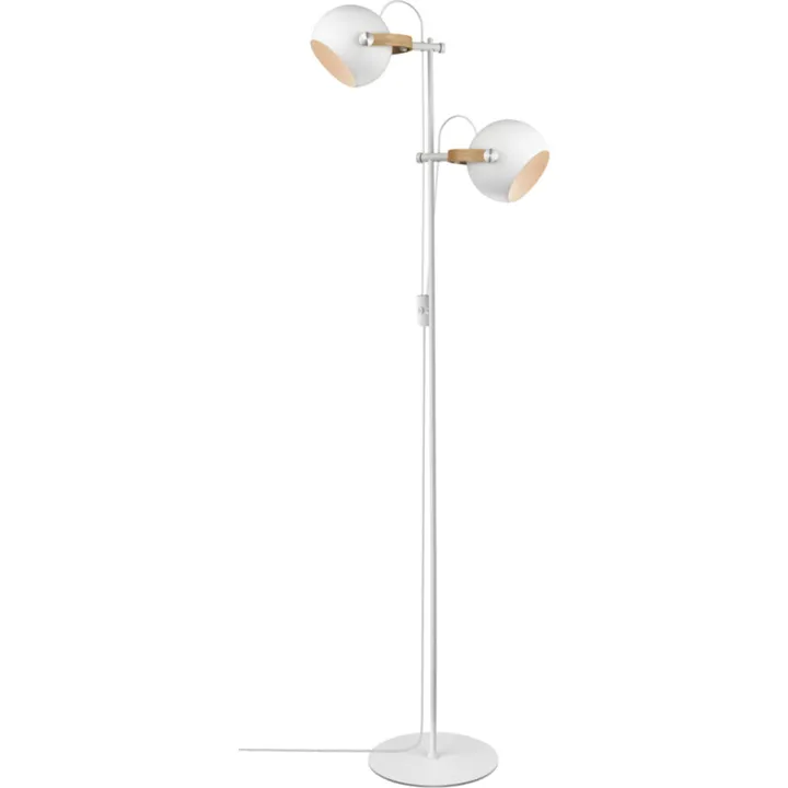 Halo Design D.C med 2 skærme, hvid – gulvlampe — produktfoto