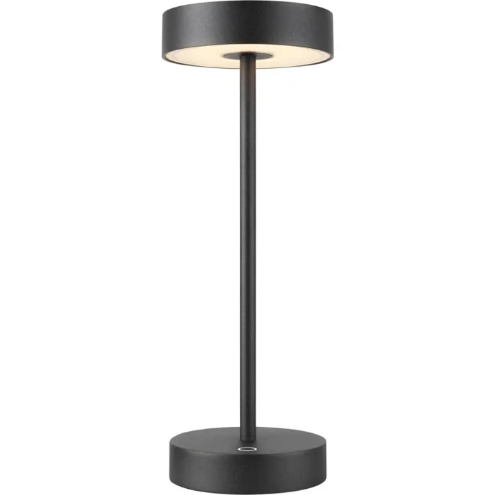 SLV Vinolina genopladelig , sort – bordlampe — produktfoto