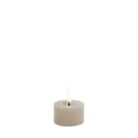 Uyuni LED Smeltet bloklys, Sandstone, Smooth, 5x2,8 cm – LED-stearinlys — produktfoto