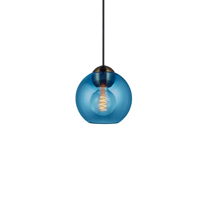 Halo Design Bubbles Ø18 Blå – pendel — produktfoto
