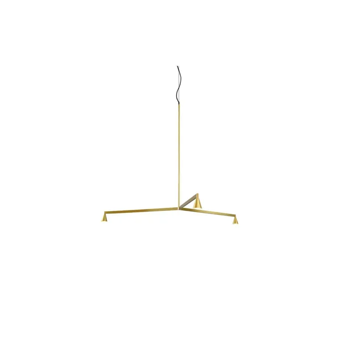 Trizo21 Trizo 21 Austere Chandelier Y 50 Messing – pendel — produktfoto