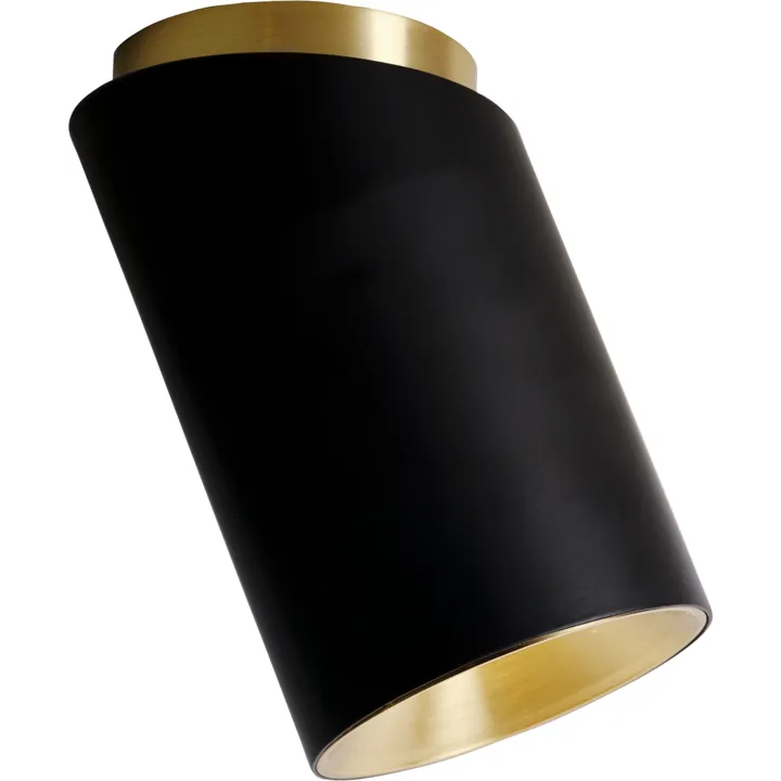 DCWéditions DCW Tobo C85 Diag Sort/Messing – loftlampe — produktfoto
