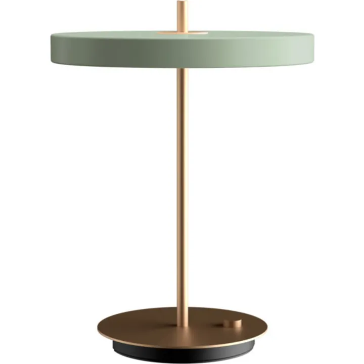 Umage Asteria med USB, lysegrøn – bordlampe — produktfoto