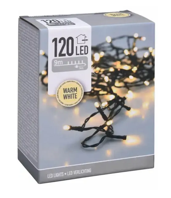 Udendørs med 120 LED-lys – lyskæde — produktfoto