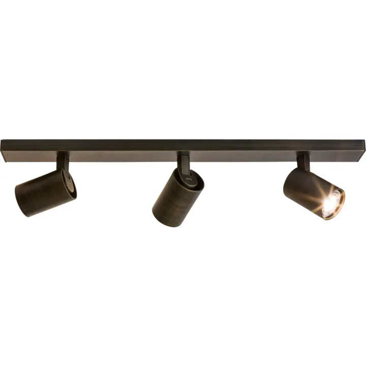Astro Lighting Astro Ascoli Triple Bar , 3 spots, bronze – spot — produktfoto