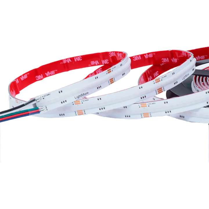 Ecofoss TrueColor COB , farveskift + 3000K, 5 meter – LED-strip — produktfoto