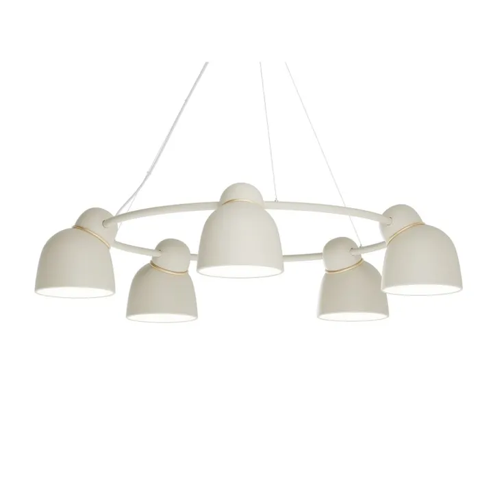 Belid Bird Ø95,3cm Sand/Messing – lysekrone — produktfoto