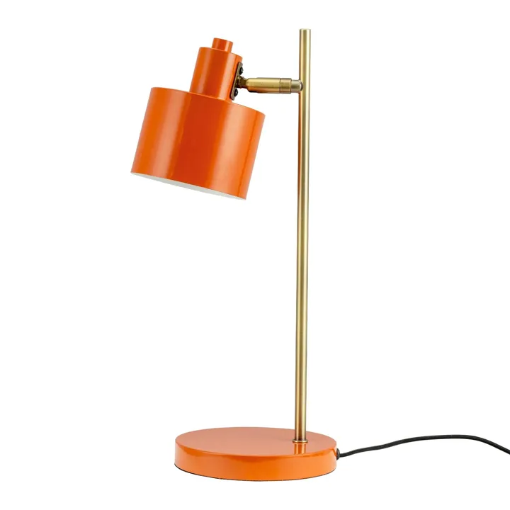 Dyberg Larsen Ocean Orange/Messing – bordlampe — produktfoto