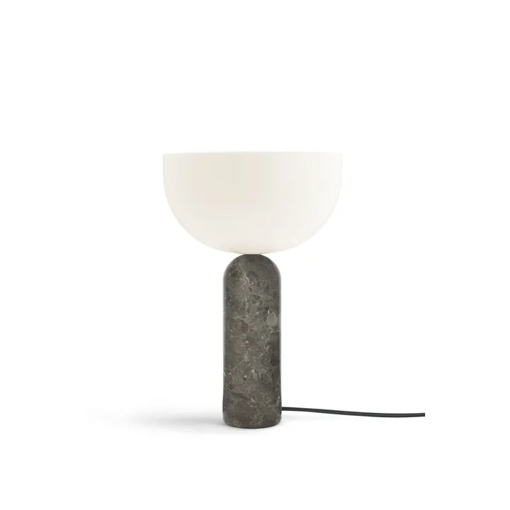 New Works Kizu Grå Marmor Stor – bordlampe — produktfoto