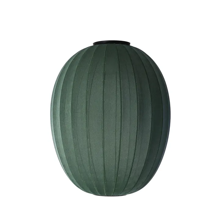 Made By Hand Knit-Wit High/Oval Ø65 Tweed Green – loftlampe — produktfoto
