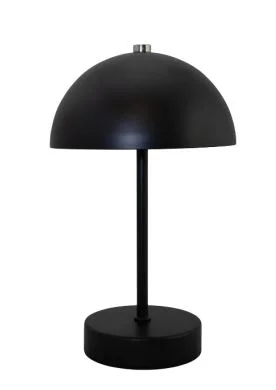LED bordlampe m. touch, sort — produktfoto