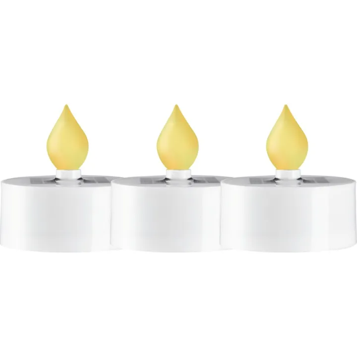 Star Trading Saul solcelle fyrfadslys, 3-pak – LED-stearinlys — produktfoto