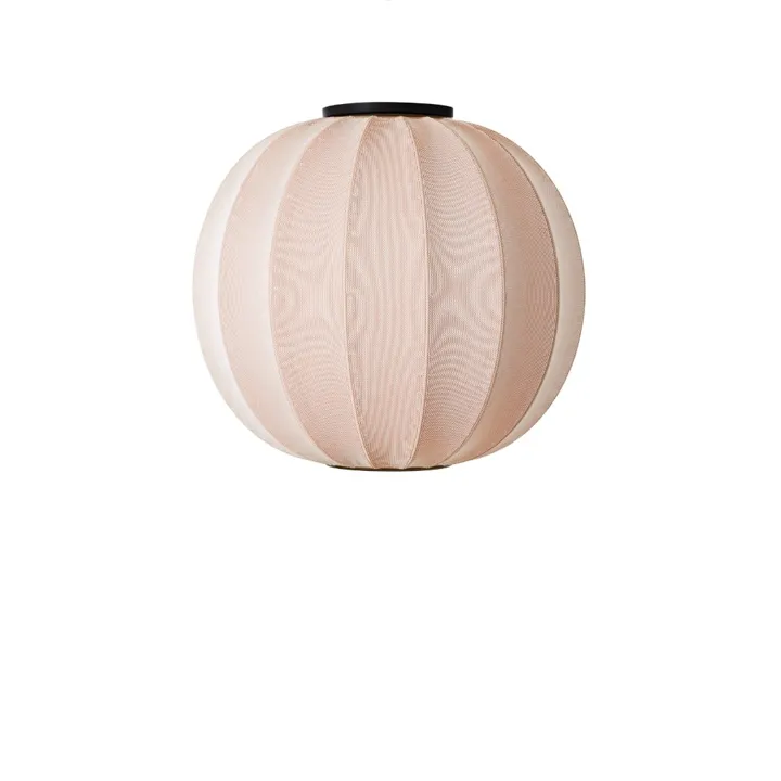 Made By Hand Knit-Wit 60 Rund Sand Stone – loftlampe — produktfoto