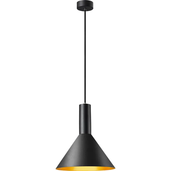 SLV Phelia , sort/guld, H32 cm – pendel — produktfoto
