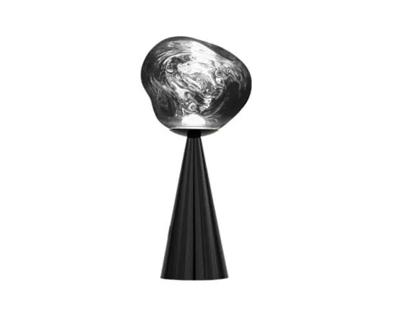 Tom Dixon Melt Portable / batterilampe, sort – transportabel bordlampe — produktfoto