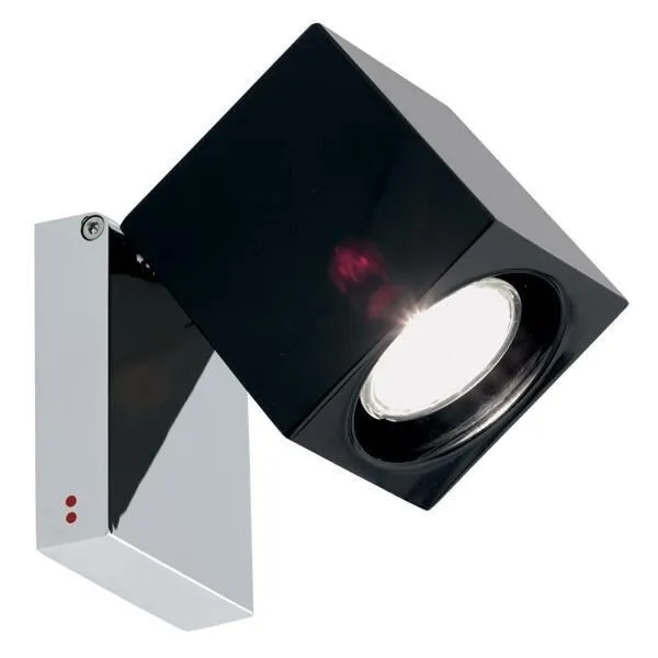 Fabbian Ice Cube Classic Væg/ Sort – væglampe — produktfoto