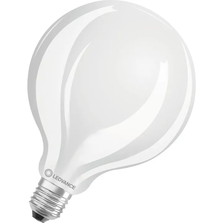 Ledvance Parathom E27 globepære, 2700K, 7,5W, Ø9,5 cm – pære — produktfoto