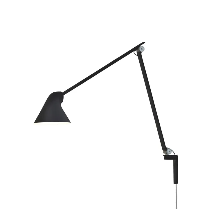 Louis Poulsen NJP Lang Arm 2700K Sort – væglampe — produktfoto